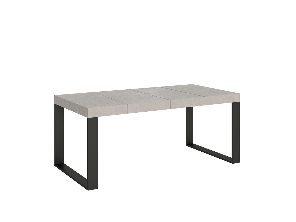 Mesa Extensible 120/380x90 cm Tecno Premium Cashmere Patas Antracita Itamoby
