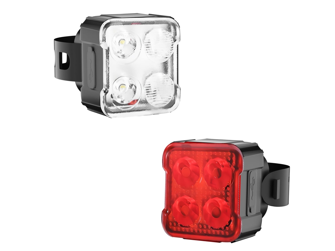 Luces de bicicleta recargables delanteras y traseras, 8 y 9 modos, alto brillo, ligeras, impermeables, IP65, para ciclismo, Jytgalx