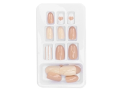 Kkml-set De 24 Unhas Falsas Press On De Moda Tipo Full Cover Para Arte De Unhas P138