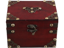 Joyero Madera Estilo Chino Retro Almacenamiento Prácticos Compartimentos Organizar Joyas Caja Tus Casa