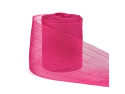 (rojo) Cinta De Hilo Arrugado De 5 Yardas Y 4 Cm, Adecuada Para Accesorios Para El Cabello, Manualidades De Bricolaje Y Decoraciones.