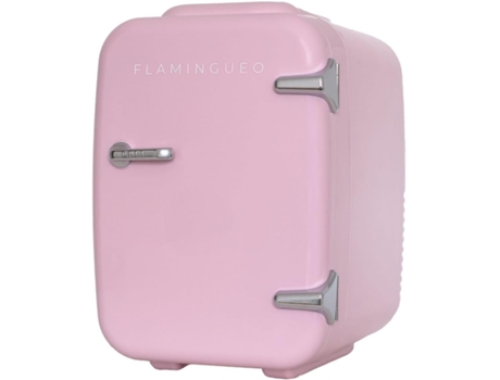 Mini Nevera 4L Frío y Calor 220/12V Rosa FLAMINGUEO