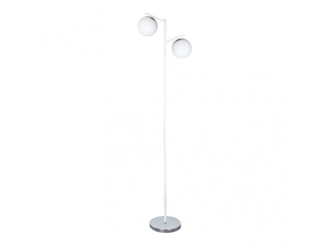 Fab 154543001 | Pata de salón Havana 2x14 Blanco/Cromo 160x25x40 cm Fabrilamp