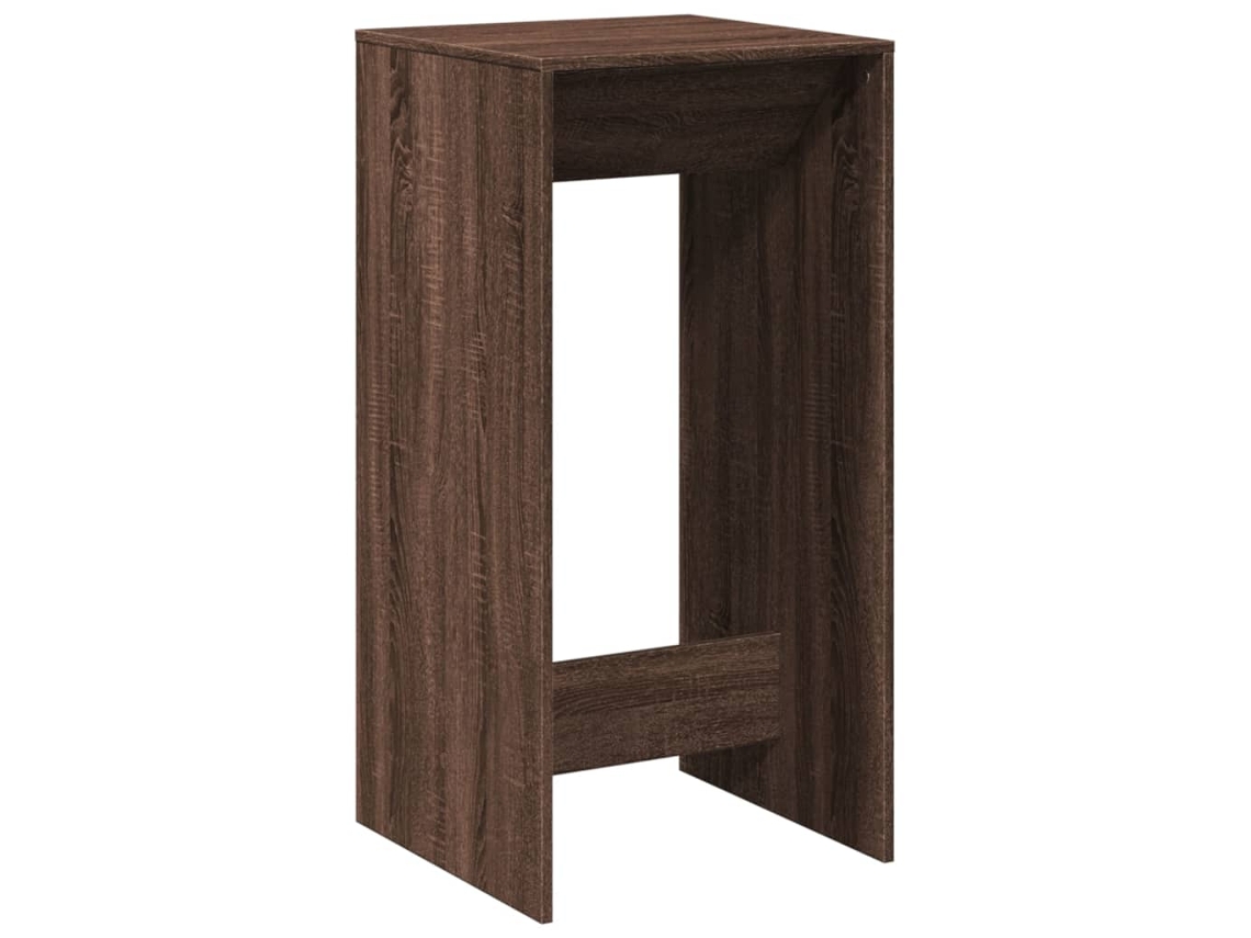 Maison Exclusive - Mesa Alta De Bar Madera Ingeniería Marrón Roble 51x50x103,5 Cm