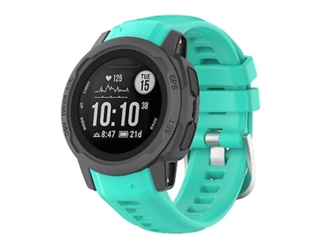 Correa De Reloj Inteligente Para Garmin Instinct 2S, Silicona, Hebilla De Acero Inoxidable, Correa De Reloj Green Lake VENISYMLIS