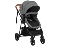 Silla de paseo de bebé VIDAXL Gris
