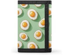 Cartera Poliéster Con Cremallera Para Hombre Diseño Estampado