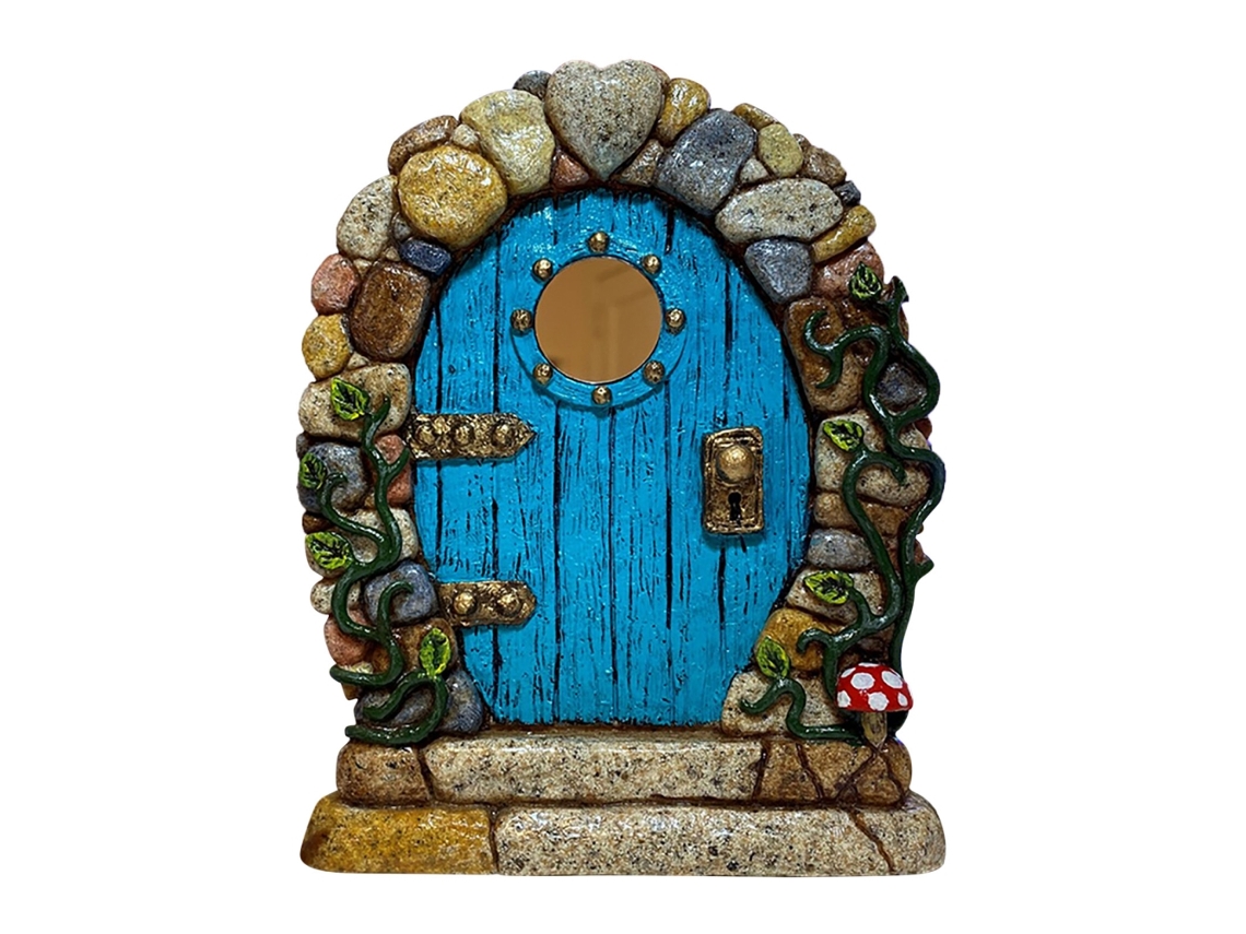 Puerta de hadas para árboles, decoración, mini jardín encantado