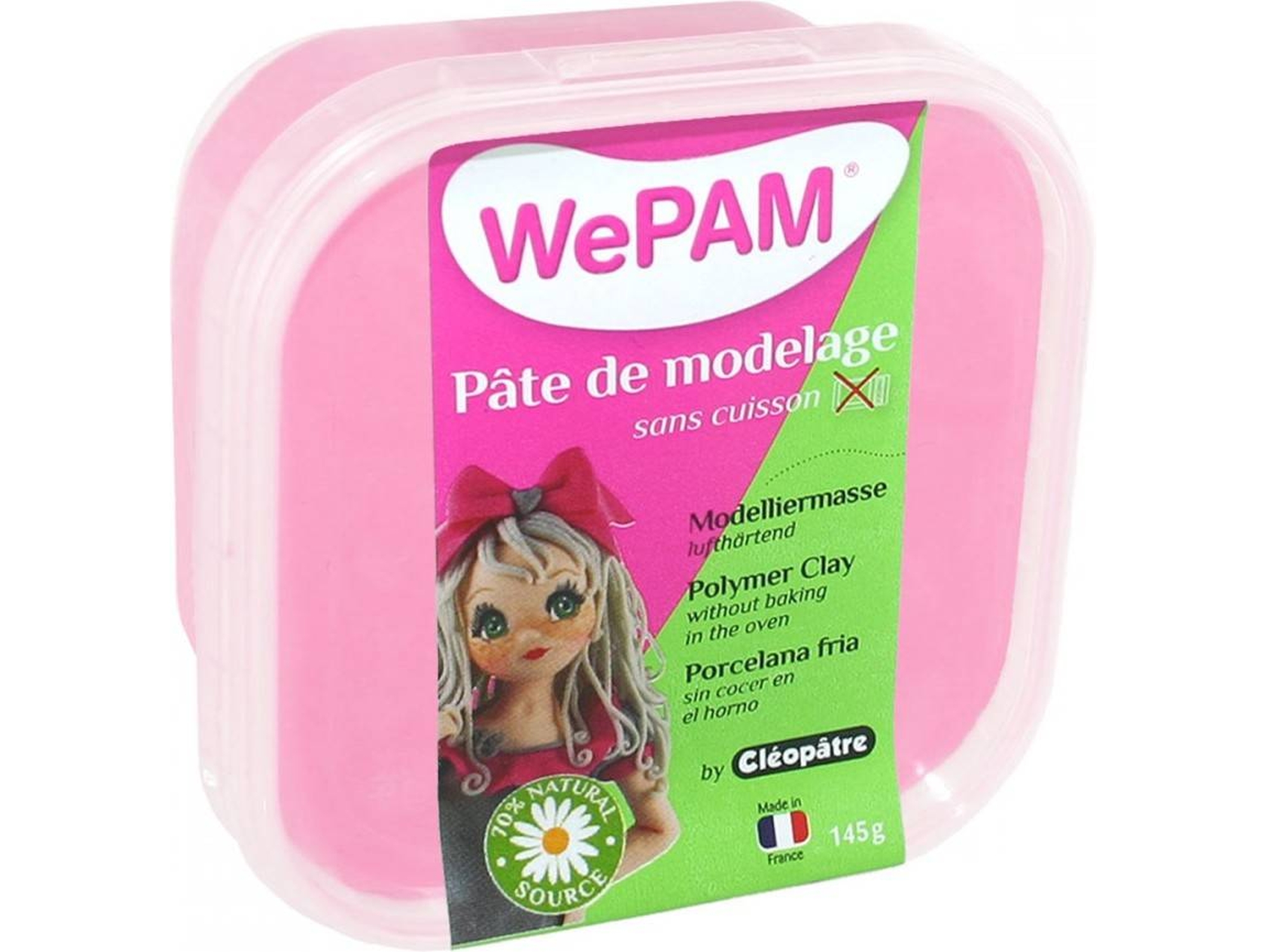 Pasta de Modelar CLEOPATRE WePAM Rosa Almendra (145gr)