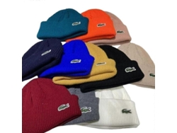 Gorro De Lana Lacoste Para Hombre Y Mujer, Gorro Cálido De Invierno Para Exteriores Con Banda Elástica.
