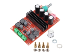 Placa De Amplificador Estéreo Digital De Alto Potencia 2x100w Dc12-24v Canal Dual