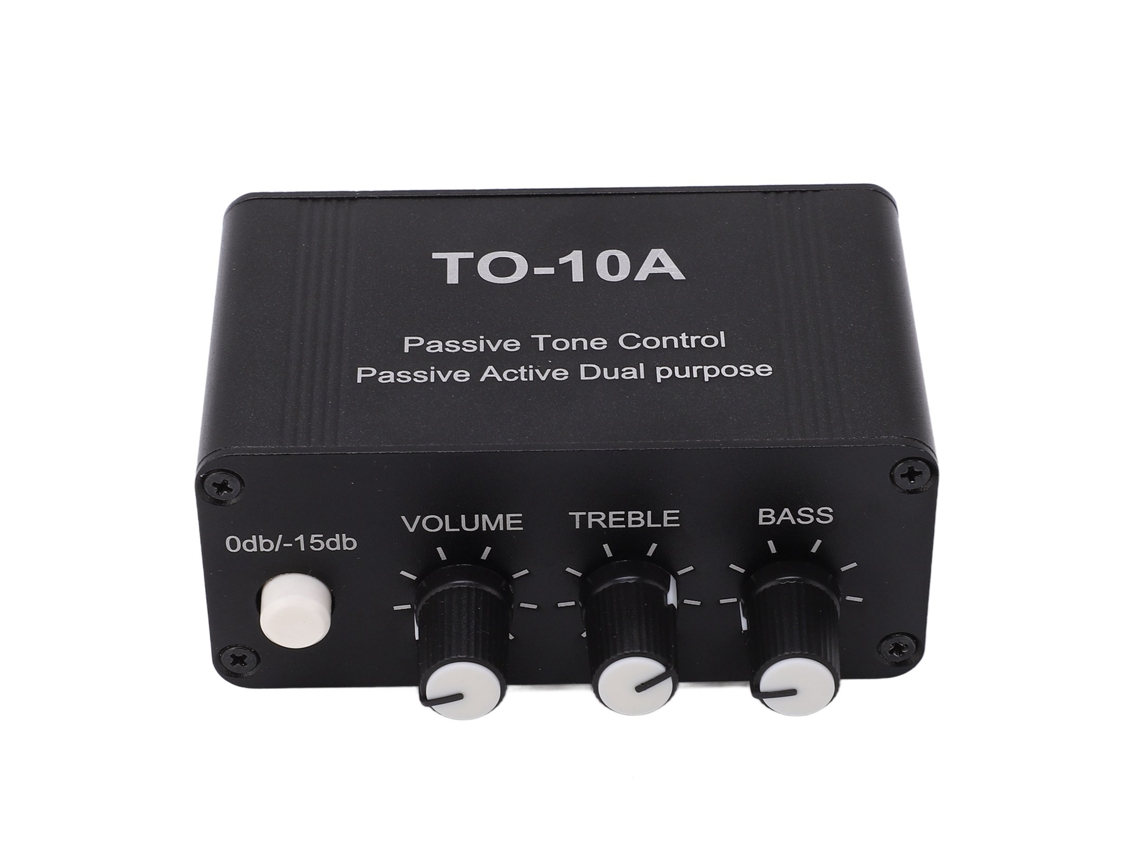 Ne5532 Ecualizador Pasivo Para Pc Con Control De Volumen Y Tono, Entrada Y Salida Rca/3,5 Mm.