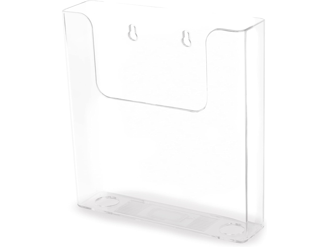 Organizador de documentos A6 - Carpeta de periódicos de pared con fondo plano - Ideal para exhibir folletos