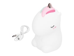 Bj-lâmpada Noturna Led Animal Com Carregamento Usb De Silicone Fofo Mudança De Cor Para Quarto Lar