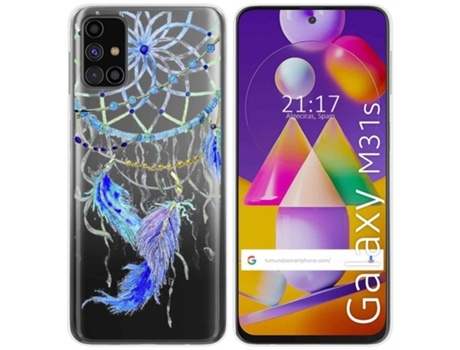 Carcasa Samsung Galaxy M31s TUMUNDOSMARTPHONE Dibujos Transparente Multicolor