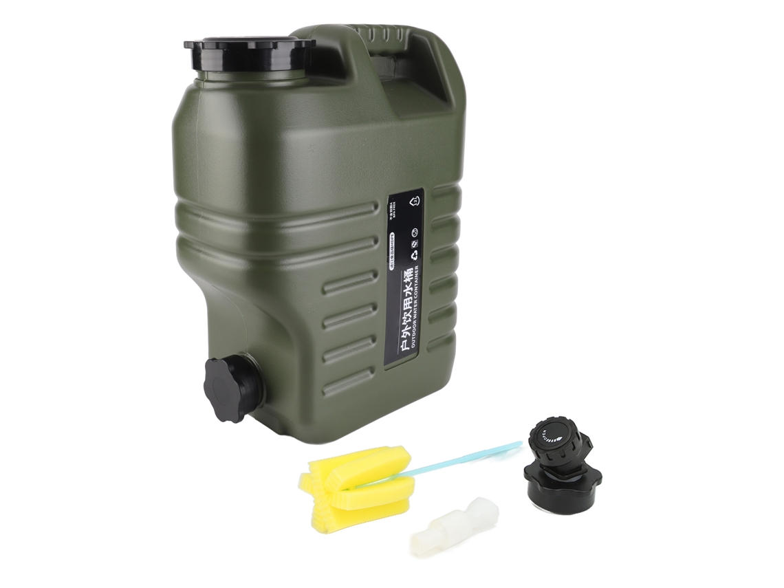 Recipiente De Agua 12l Grande Con Grifo Almacenamiento Agua Cubo Camping Exterior Emergencia Hogar Vehículo