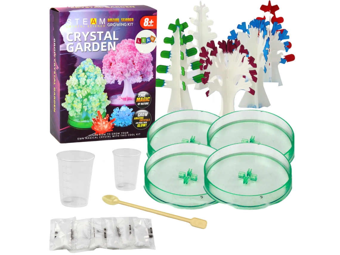 Kit Educativo B.active Experimenta el Cultivo de Árboles de Cristal