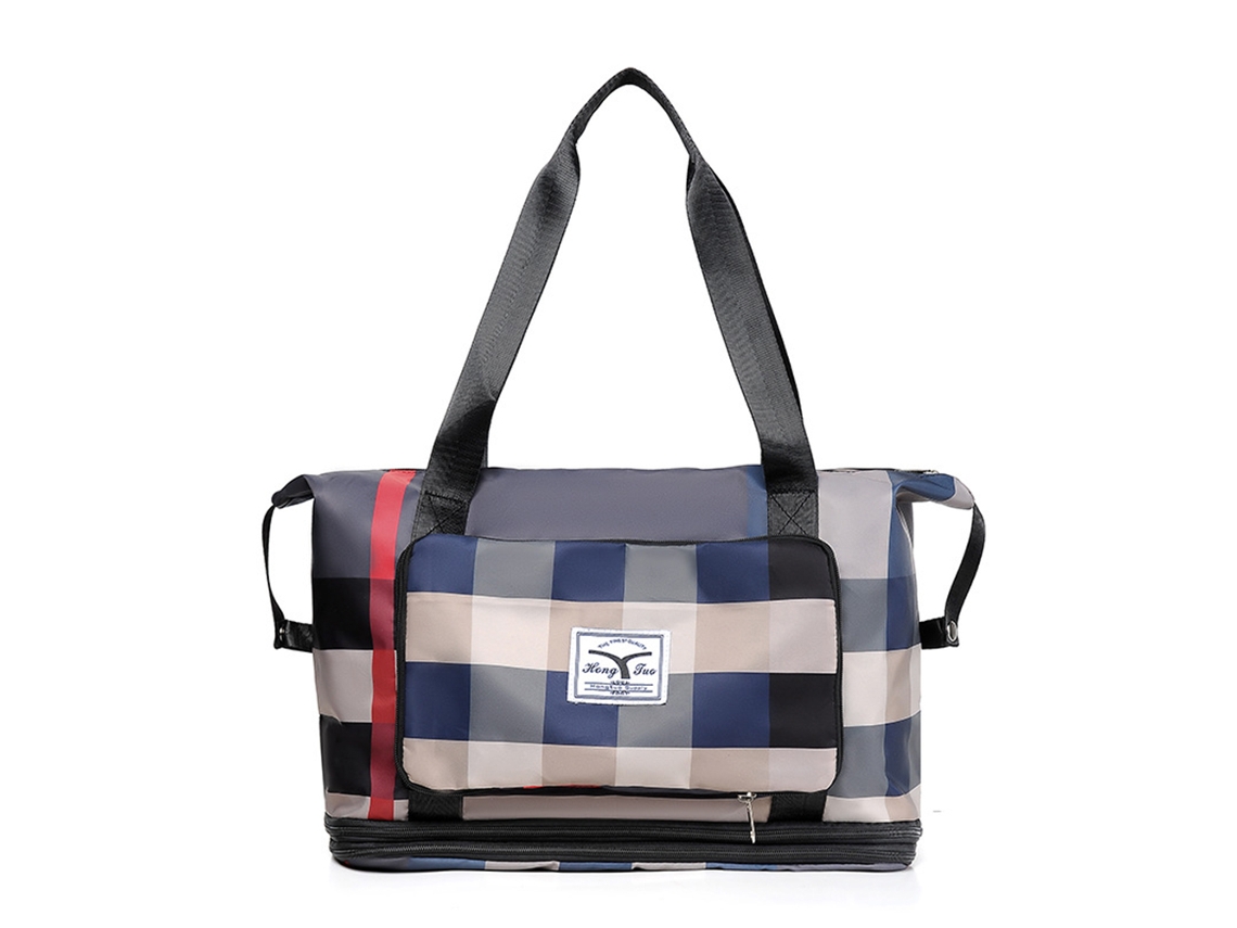 GIGIKILL Bolsa de viagem durável à prova d'água e expansível com rodas e vários bolsos para organização.