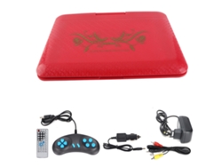Reprodutor De Dvd Portátil Hd 6.8 Polegadas Multifuncional Para Carro E Exterior Com Tv E Carregamento No Carro