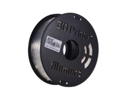 Filamento de TPU flexible de 1,75 mm, bobina de 1 kg, blanco, negro y transparente para impresora 3D.
