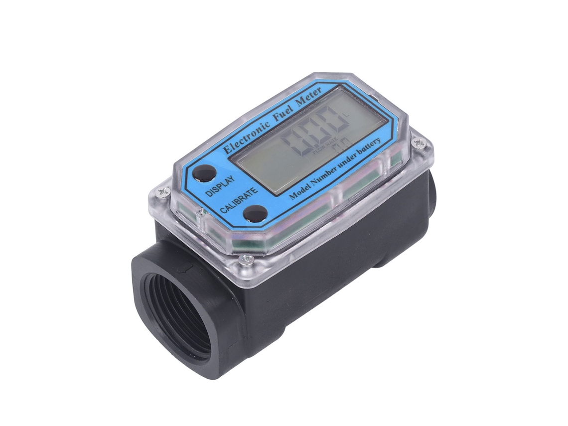 Medidor Electrónico Digital De Flujo De Combustible Para Turbina De 1,3 Pulgadas Con Batería De 2,3-3,3 V Para Diésel, Gasolina Y Queroseno.