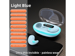 Auriculares Inalámbricos Mini Invisibles (azules), Bluetooth, Sonido Envolvente Hifi Dinámico.