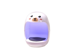 Lámpara De Uñas Led Uv Portátil Con Forma De Huevo, Mini Lámpara De Fototerapia Para Uñas Con Diseño De Oso.