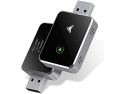 Adaptador inalámbrico CarPlay 2025, 2 en 1, compatible con CarPlay y Android Auto CZHHMART
