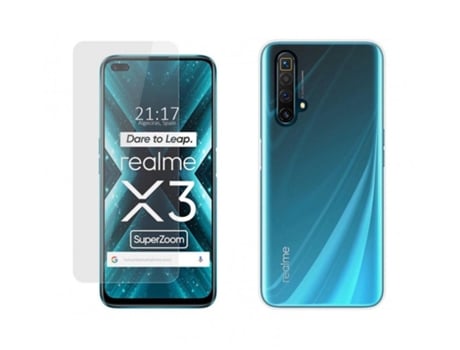 Carcasa + Protector de Pantalla Realme X3 SuperZoom / X50 5G TUMUNDOSMARTPHONE Pack Transparente