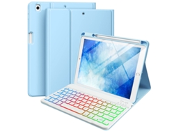 Ranura para lápiz azul, teclado retroiluminado tricolor RGB, compatible con Honor X8a/X9 de 11 pulgadas. Yunzii