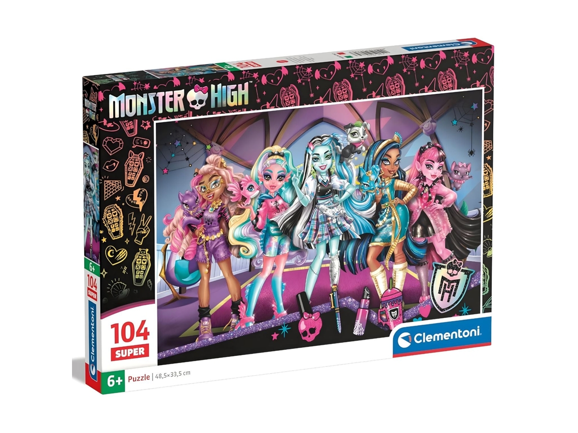Rompecabezas Monster High 104 piezas CLEMENTONI