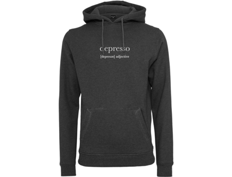 Sudadera con Capucha MISTER TEE Depresso Marrón (XS)