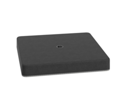Base para sombrilla de arena inflable e impermeable de 89x89 cm