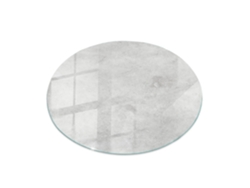 Tapa De Mesa Redondo Espelharte (90 Cm - Textura De Hormigón Con Arañazos - Gris)