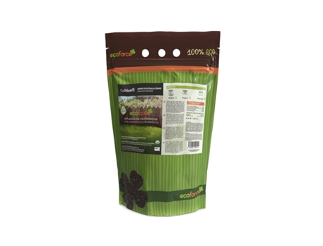 CULTIVERS Abono Césped Ecológico 5 kg Vegetal 100% Orgánico y Vegano Granulado de Liberación Lenta con NPK 8-1-5+74% M.O y Ác. Húmicos