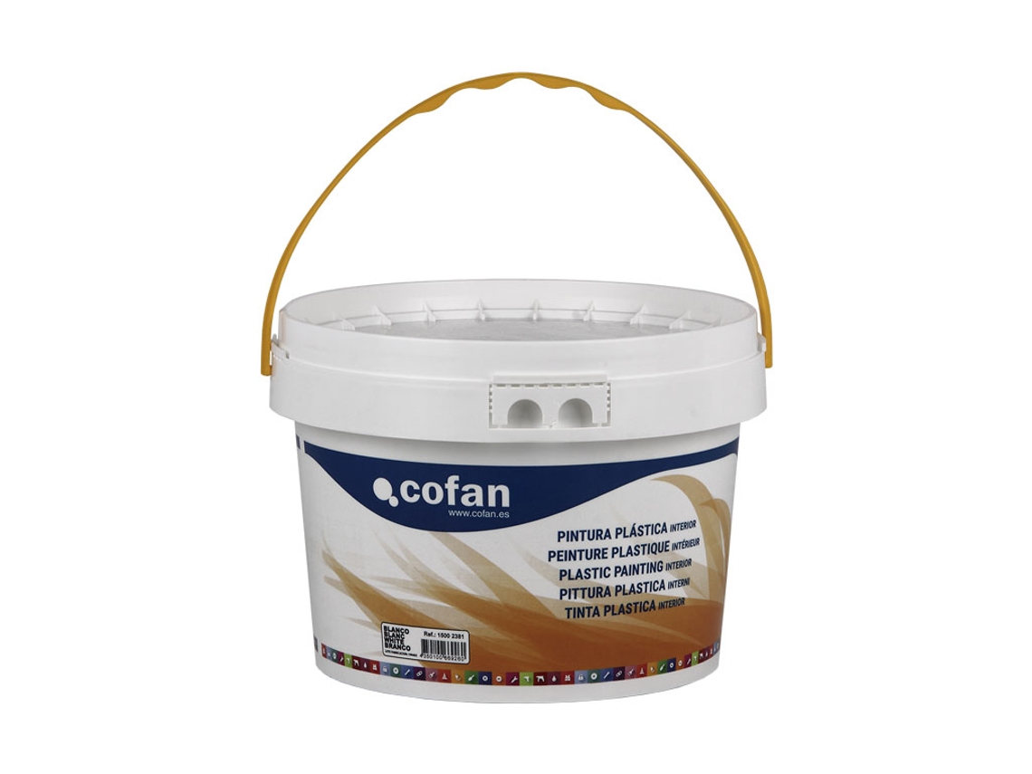 Pintura Plástica de interior | Color Blanco | Cantidad 5, 10 o 20 kg