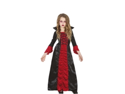 Disfraz de Niña GUIRCA Vampira Con Vestido Largo (7-9 años)