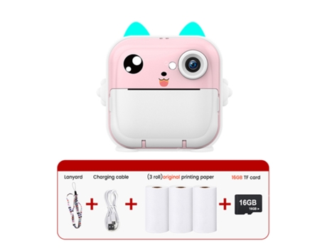 Mini impresora para niños, cámara de impresión instantánea para niños, fotografía y vídeo, cámara Digital, juguetes, impresora térmica HD HHZ