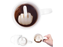 2026-33463-taza De Cerámica Con Dedos De Medio Interior 3d, Taza De Café Divertida Resistente Al Microondas Y Lavavajillas