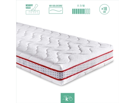 Colchón Viscoelástico Articulable 105 x 180 cm Funda Extraible Altura /- 18 cm DREAMING KAMAHAUS