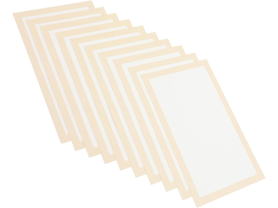 Papel Xuan Grueso Color Beige, 10 Hojas Rectangulares, Pintura China.