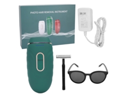 Máquina de Depilação IPL Portátil 2026 com 500.000 Flashes, Indolor, para Homens e Mulheres, Plugue 110/240V, Verde (EUA)