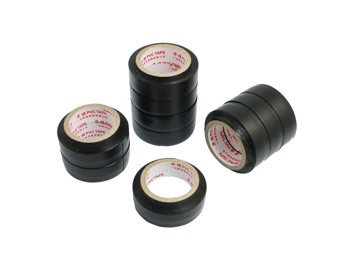 10 Piezas De Cinta Aislante Adhesiva Pvc Negra 50 Mm X 15 Y 2 M (da51c1fac772e5c8bf7ed71333ad4e72)