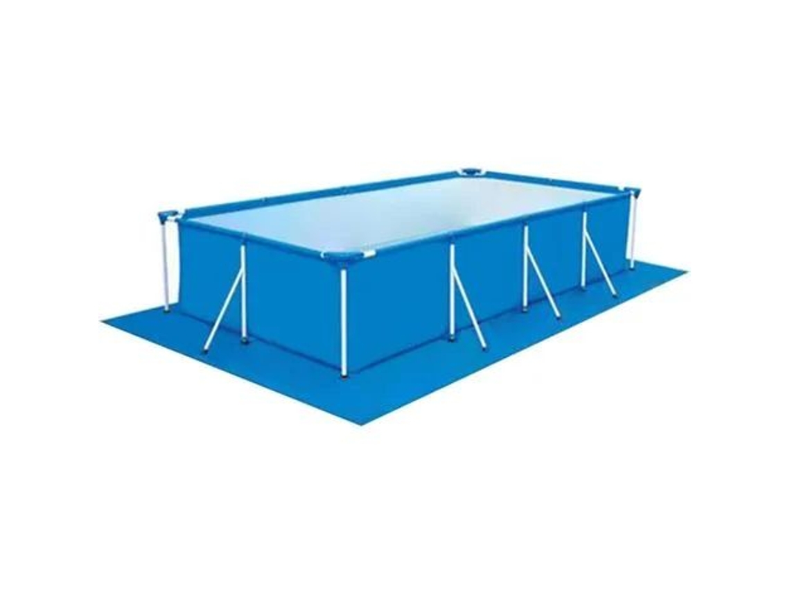 Cubierta De Piscina Rectangular, Cubierta Inflable De Polietileno De Alta Calidad, Resistente Y Duradera, Reduce El Desgaste Del Suelo De La Piscina,
