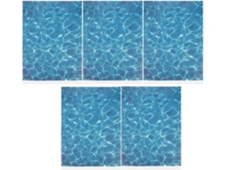 Pegatinas Con Efecto De Ondas De Agua, 5 Unidades, Láminas Nacaradas Con Efecto De Ondas.