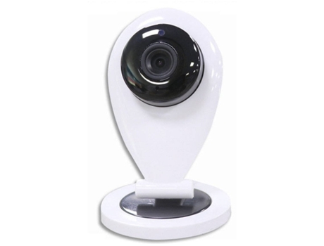 Cámara de Vigilancia Panorámica 360° Sin Cables 1080P para Bebés y Mascotas Blanco YIZHOOD