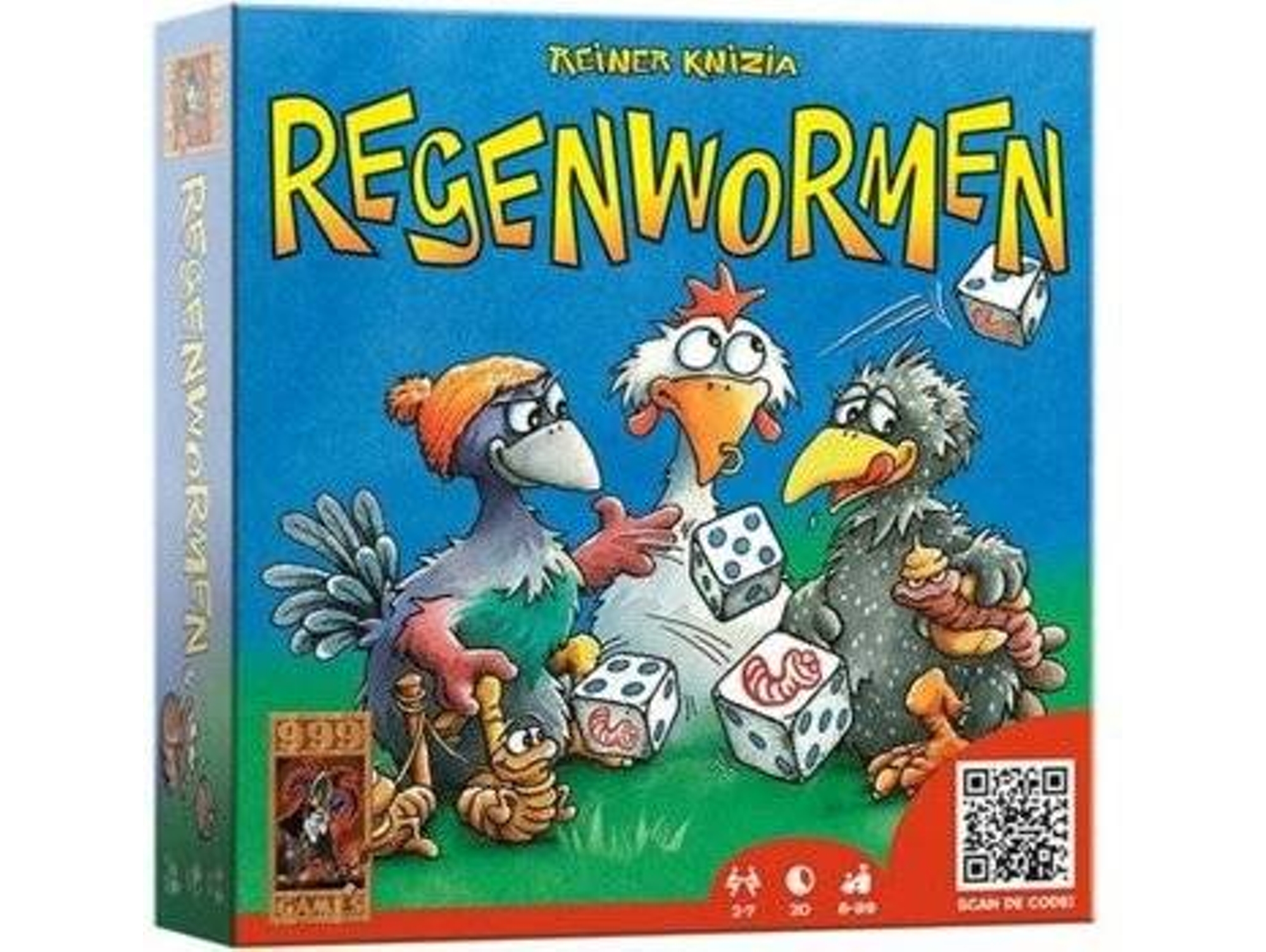 Juego de Mesa 999 GAMES Regenwormen (Edad Mínima: 8)