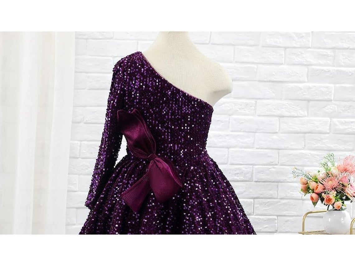 Vestido de Princesa de Lentejuelas Para Ni a Vestidos de Flores