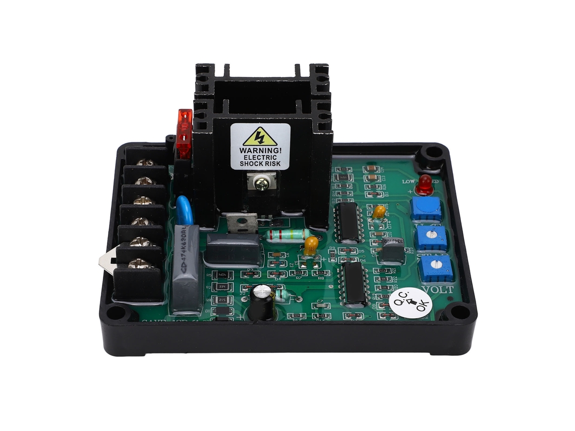 Módulo Veloriskku - Regulador Automático de Tensão (AVR) para Gerador com Proteção contra Sobretensão 180-260VAC