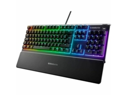 Teclado mecánico STEELSERIES APEX 3 Francés Negro AZERTY